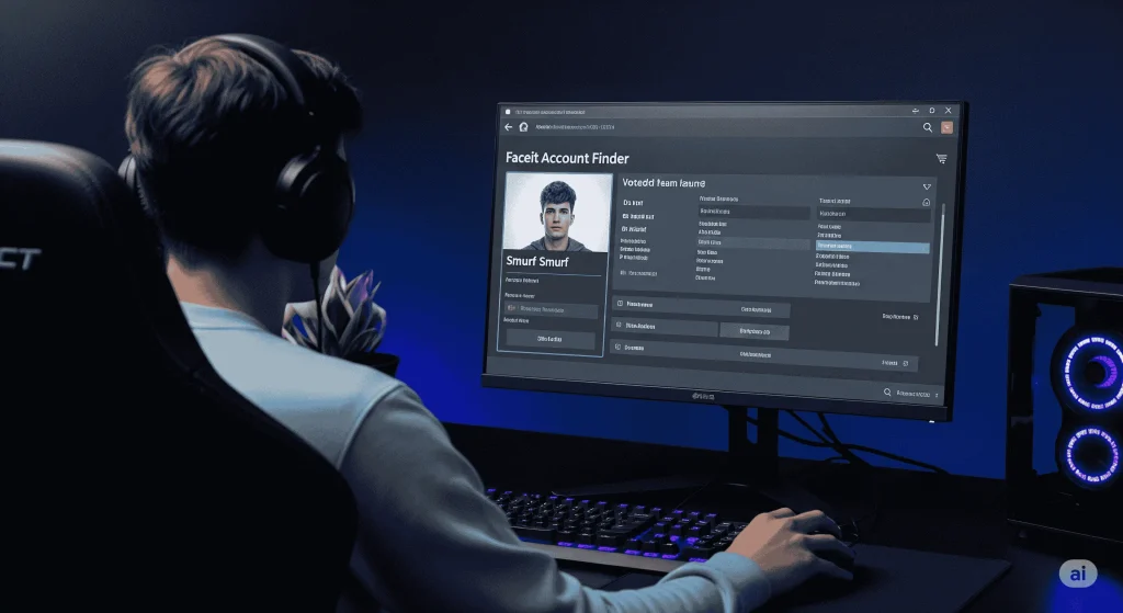 Track CS2 & CSGO stats, detect smurfs, and uncover multi-accounts with top Faceit finder tools. 6 A gamer uses the Faceit Account Finder tool on a computer, looking at a player profile named "Smurf Smurf" and a list of verified teammates.